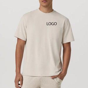 เสื้อยืดผู้ชายสำหรับฤดูร้อน ดีไซน์ลำลองสบายๆ ผ้าเนื้อนุ่ม ระบายอากาศได้ดี พร้อมบริการออกแบบโลโก้ตามสั่ง - Product Image 1