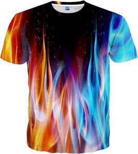 Camiseta de algodón 100% personalizada para hombre, con estampado por sublimación, diseño de lienzo en blanco para movimiento ligero y estilo urbano, ropa urbana de manga corta. - Product Image 2
