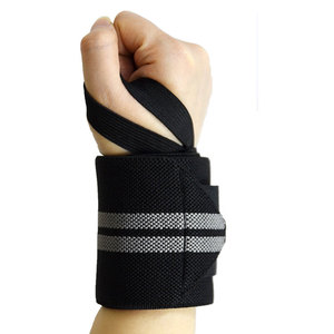 Bandes de poignet personnalisées en gros avec logo pour la musculation, le powerlifting et les soulevés de terre - Sangles unisexes antidérapantes et respirantes - Product Image 3