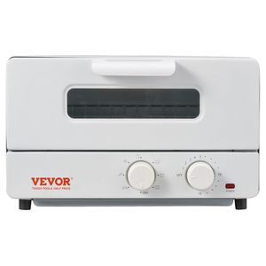 Forno a Vapore 5-IN-1 da 1300W, Forno a Convezione da 12L, Grill da Banco, Teglia per Pizza, Guanti, Forno a Vapore 5-IN-1 da 2 Porzioni - Product Image 1