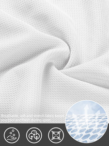 Pantalones cortos de gimnasio duraderos para correr para hombre, pantalones cortos reflectantes de seguridad para maratón y entrenamiento físico, ajuste cómodo - Product Image 6