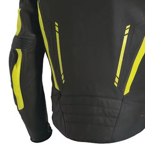 Men's Custom Design High Quality Leather Motorbike Jacket Printed Full Sleeve Quick Dry Wholesale Riding Jacket - Product Image 6