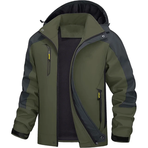 <b>Men</b> Lightweight Windbreaker <b>Jacket</b> Soft Comfortable Casual Outdoor Zip Front Breathable Regular Fit Everyday Outerwear - Product Image 2