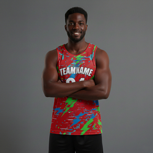 Vente en gros d'uniformes de basket-ball unisexes de haute qualité, 100% polyester, design imprimé par sublimation personnalisé, n'importe quel nom et numéro, ensemble pour hommes - Product Image 2