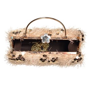 Elegant Black Blue <b>Sequins</b> Party Clutch Fabric Evening <b>Bag</b> for Women Wedding and Festive Occasions - Product Image 3