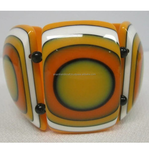 สร้อยข้อมือแฟชั่นทำจากเรซินเทวดาทำด้วยมือของผู้หญิงคุณภาพสูงงานออกแบบได้ตามต้องการรูปแบบงานฝีมือทำจากเรซินอินเดีย - Product Image 1