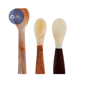 Cuillère à caviar en nacre haut de gamme, tendance, de luxe, écologique, faite à la main, bleue – Meilleures ventes - Product Image 3