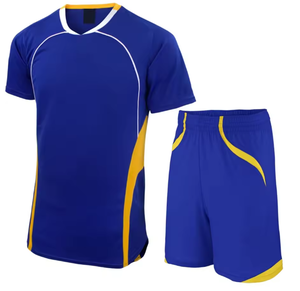 Uniforme de Fútbol Personalizable, Conjunto Completo (Camisetas y Pantalones Cortos) con Tela Transpirable, Colores del Equipo, Opciones de Logotipo OEM - Product Image 1