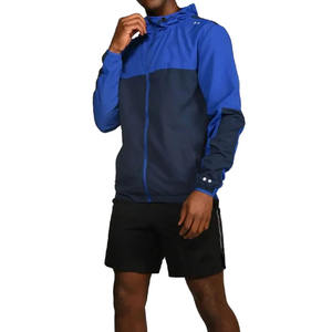 Meilleur fournisseur – Blouson coupe-vent d'hiver surdimensionné pour homme, à capuche, manches longues, col montant, logo frontal, en toile de haute qualité - Product Image 2