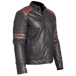 All Sizes High Quality Biker Customized Fashion Stylish & Customized Motorbike Men's <b>Winter</b> <b>Leather</b> <b>Jacket</b> for Sale With OEM - Product Image 4