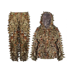 Combinaison tactique de camouflage forestier 3D en toile, pantalon durable, respirant, imperméable, pour la chasse, pour hommes, utilisation hivernale - Product Image 6