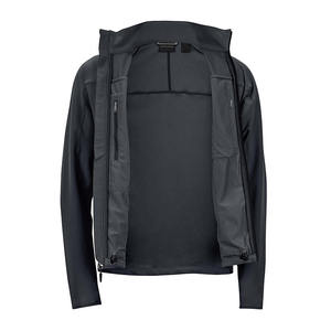 Chaqueta Softshell de Alta Calidad para Hombre, OEM ODM, Venta al Por Mayor, Logotipo Personalizado, Mangas Completas, Capucha, Cierre Frontal, Tela Teñida - Product Image 2