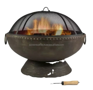 Fabulous Design Wood Burning Iron Fire Pit Bowl Exclusive Quality Round Shape Indoor & <b>Outdoor</b> Garden Decor Fire Pit for Sale - Product Image 3