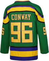 Maillot de hockey sur glace pour jeunes Mighty Ducks #96 Conway & #99 Banks Maillot de sport Inspiré des films Vêtements pour enfants