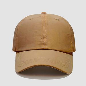 Gorra de Béisbol Unisex Color Bronceado de 6 Paneles, Transpirable, Impermeable, Ajustada, de Color Sólido, para Fiestas, Gorra Infantil Ajustable con Ojales de Nailon, Deportiva - Product Image 1