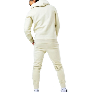 High Quality Zip up Nylon Tracksuit Oversized Sweatsuit Cotton Baggy Custom logo Sweat Suit tracksuit for <b>man</b> 100% cotton - Product Image 3