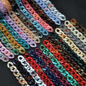 Eslabones de Cadena de Resina Transparentes de Gran Tamaño y Coloridos para Decoración de Paredes, Divisores de Habitaciones y Accesorios para Cortinas - Product Image 5