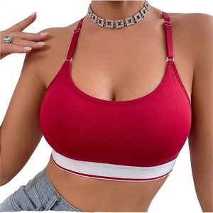 Sujetador Deportivo con Cuello Redondo para Mujer, Acolchado, Soporte Medio, para Gimnasio, Yoga, Ejercicio, Fitness, Ropa Deportiva Personalizada con Etiqueta Privada - Product Image 4