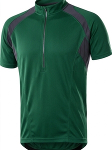 เสื้อจักรยานผู้ชายแบบซิปครึ่งตัว ระบายอากาศ แห้งเร็ว แขนสั้น น้ำหนักเบา ชุดกีฬาปั่นจักรยาน รับผลิตตามแบบทีม - Product Image 4