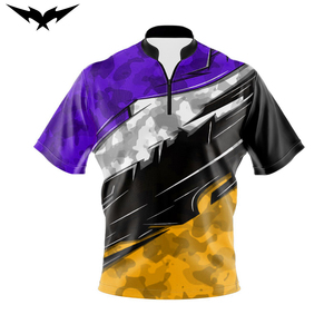 Wholesale High Quality Breathable Unisex Short Printed Bowling Shirts Custom Sublimation Ultra-<b>Light</b> Fabric Custom Logo - Product Image 3
