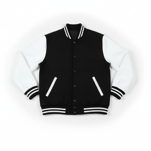 Chaqueta Universitaria Personalizada, Suave, Cómoda, Cálida, Tejido de Alta Calidad, Perfecta, Relajada, Cómoda, Unisex, Servicio OEM - Product Image 4