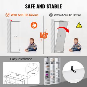 Mobile da Soggiorno # # # # Scaffale per DVD a 9 Ripiani # # # # Capacità 756 CD # # # # Mensole Regolabili # # # # 27 Scomparti # # # # Protegge e organizza i CD - Product Image 4