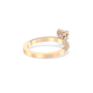 Anillo Solitario REYES Hip Hop de Oro Sólido de 14K con Diamante Cultivado en Laboratorio HPHT CVD para Mujer, Joyería de Lujo con Certificado IGI, Regalo de Boda - Product Image 6