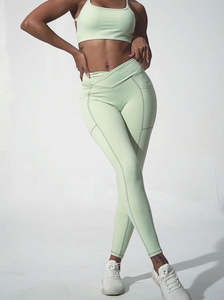 Leggings de Yoga para Mujer al por Mayor, Personalizados, de Alta Calidad, Cintura Elástica, Ropa Deportiva para Gimnasio y Entrenamiento - Product Image 6