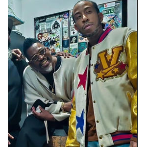 Ludacris Letterman Varsity <b>Jackets</b> for <b>Men</b> Leather sleeves Chenille Embroidery Letterman <b>Jacket</b> Custom Design varsity <b>jacket</b> - Product Image 1