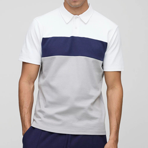 เสื้อเชิ้ตผู้ชายสีขาว แขนสั้น สีกรมท่า ปกติดกระดุม ทรงลำลอง ใส่สบายสำหรับฤดูร้อน บริการ OEM ผ้าฝ้าย 100% - Product Image 4