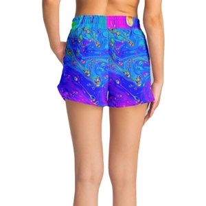 Pantalones Cortos Deportivos Transpirables de Cintura Alta para Mujer, Elásticos, que Absorben la Humedad, Ropa Deportiva de Alto Rendimiento, Sublimados - Product Image 6