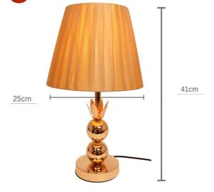 Traditional Brass Table Lamp With Beige Fabric Empire Shade Warm <b>Light</b> E26 Base - Product Image 2