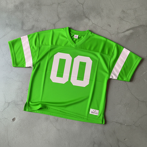 Custom Streetwear Oversized Jersey Manufacturer Oversized Cropped <b>Mesh</b> Tee Top Football Soccer Jersey Practice <b>Mesh</b> T-Shirt - Product Image 6