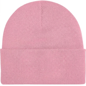Bonnet tricoté en acrylique d'hiver RTS avec pompon en vraie fourrure pour femme, style Dobby, circonférence de la tête 56-58 cm, idéal pour la plage et les voyages - Product Image 1