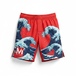 Wholesale Custom MMA <b>Shorts</b> 4-Way Stretch Lightweight Fight Gear <b>Grappling</b> Trunks for Martial Arts Academy Distribution - Product Image 1