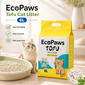 EcoPaws Milk Scent Tofu <b>Cat</b> <b>Litter</b> 2.5kg | Factory Direct OEM with Custom Packaging for Private Label - Product Image 3