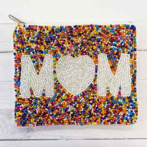 Pochette à monnaie brodée de perles pour femmes et jeunes filles, élégante pochette de maquillage à poignet, pochette classique ornée de perles et de diamants - Product Image 4