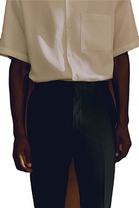 Pantalones a medida ajustados de alta calidad, Sarga de poliéster y viscosa, pantalones de marca personalizados ODM y OEM para hombre, precio de mercado al por mayor - Product Image 5