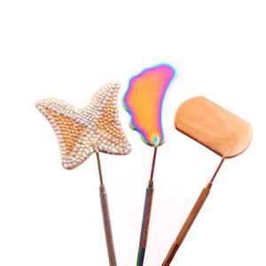 Espejo de maquillaje de extensión de pestañas de comprobación de aumento, espejos de acero inoxidable con mango para herramientas de injerto de pestañas postizas - Product Image 1