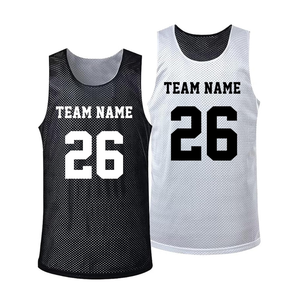 Maillot de basket-ball réversible personnalisé, nom de l'équipe 27, débardeur en maille sublimé, unisexe, adulte, toutes saisons, vêtements de sport respirants - Product Image 2
