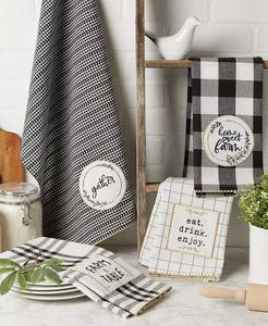 <b>Farm</b> to Table Embellished Cotton Dishtowel <b>Set</b>, 18" x 28" | Design Imports - Product Image 4