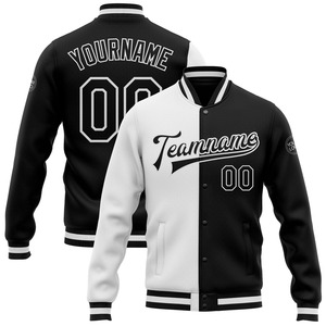 Blouson Bomber Personnalisé Bordeaux Crème à Boutons Intégraux Style Universitaire – Fabricant de Blousons Universitaires de Haute Qualité - Product Image 5
