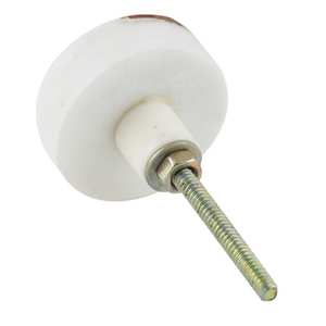 Lot boutons d'armoire en pierre blanche et brune boutons de tiroir ronds et poignées boutons de porte de placard décoratifs SFK-118 - Product Image 4