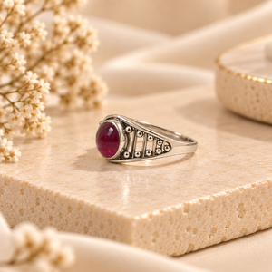 New Fashion S925 Sterling Silver Stone <b>Rings</b> for Women Pure <b>Garnet</b> <b>Ring</b> 925 Silver <b>Rings</b> Superior Quality Jewelry - Product Image 2