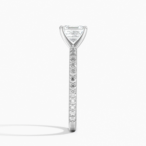 แหวน BOJ รุ่น 0135 ทรง Asscher Cut เงินแท้ 925 ประดับเพชรเม็ดเดี่ยวทรงเล็กหรูหรา น้ำหนัก 2 กะรัต สี D ความสะอาด VVS1 เพชรโมอิสซาไนต์ รับรองโดย GRA - Product Image 3