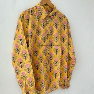 Camisa Casual con Estampado Floral para Mujer, Hecha a Mano con Tela de Algodón Suave, Cuello con Botones, Transpirable, para Verano, Roja y Blanca, en Oferta - Product Image 6