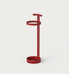 Porta Paraguas Metálico Rojo, Ideal para la Entrada, Decoración del Hogar, Elegante Soporte de Almacenamiento, Diseño Moderno que Ahorra Espacio, Hecho en India - Product Image 1