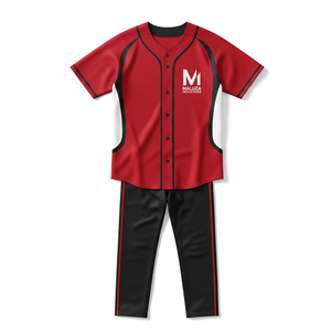 ชุดเบสบอลทีมมืออาชีพ เสื้อเจอร์ซีย์แบบซับลิเมชั่นสั่งทำพิเศษ เนื้อผ้าบางเบา ระบายอากาศได้ดี คุณภาพสูง สำหรับการแข่งขัน - Product Image 1