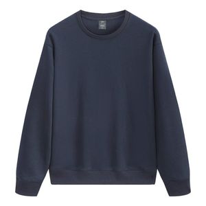เสื้อสเวตเชิ้ตคอกลมแบบยูนิเซ็กซ์ ทรงปกติ สีพื้น ผ้าถัก สไตล์ลำลอง สีเบจ แขนยาว - Product Image 2