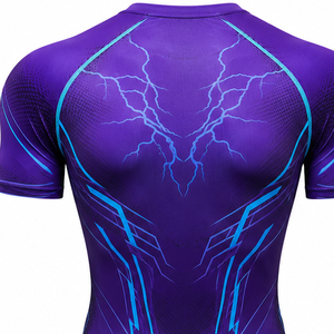Ensemble de t-shirt de course léger en mesh pour homme et short de sport respirant pour la gym, le fitness et l'entraînement - Product Image 4